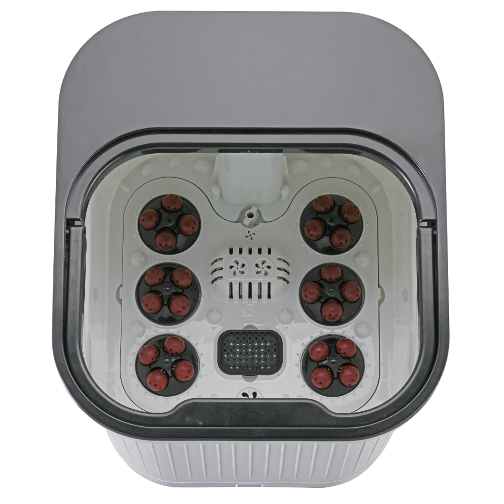 Vyhrievaný hydromasážny prístroj na nohy s reflexnou terapiou SPA