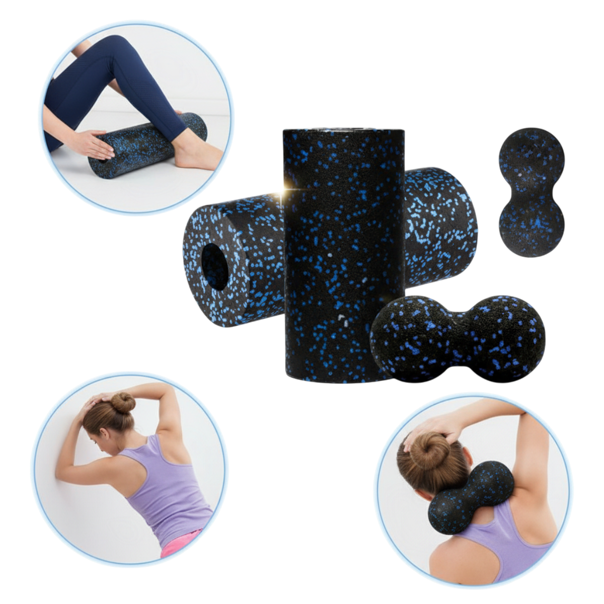 Roller EPP pri masáži chrbta a stehien