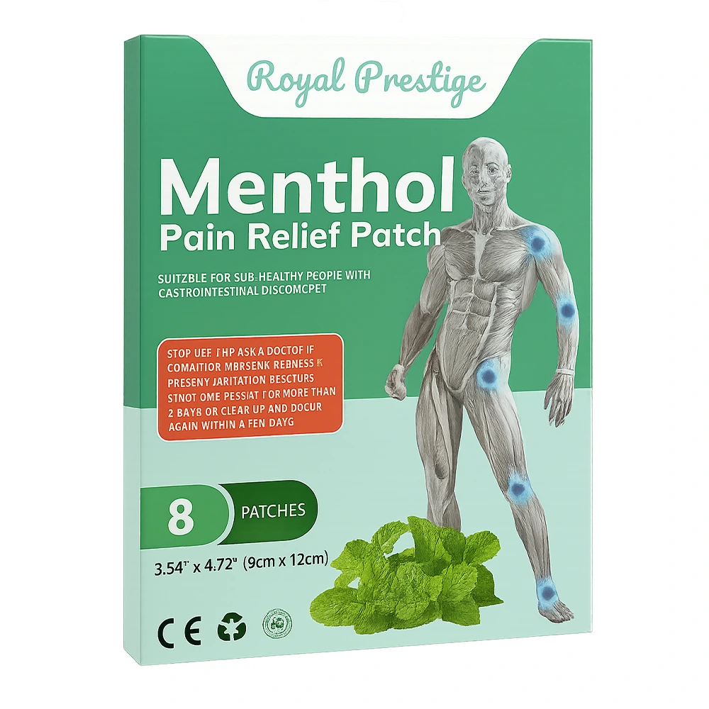 Mentolová náplasť proti bolesti 9x12 cm – chladivý efekt
