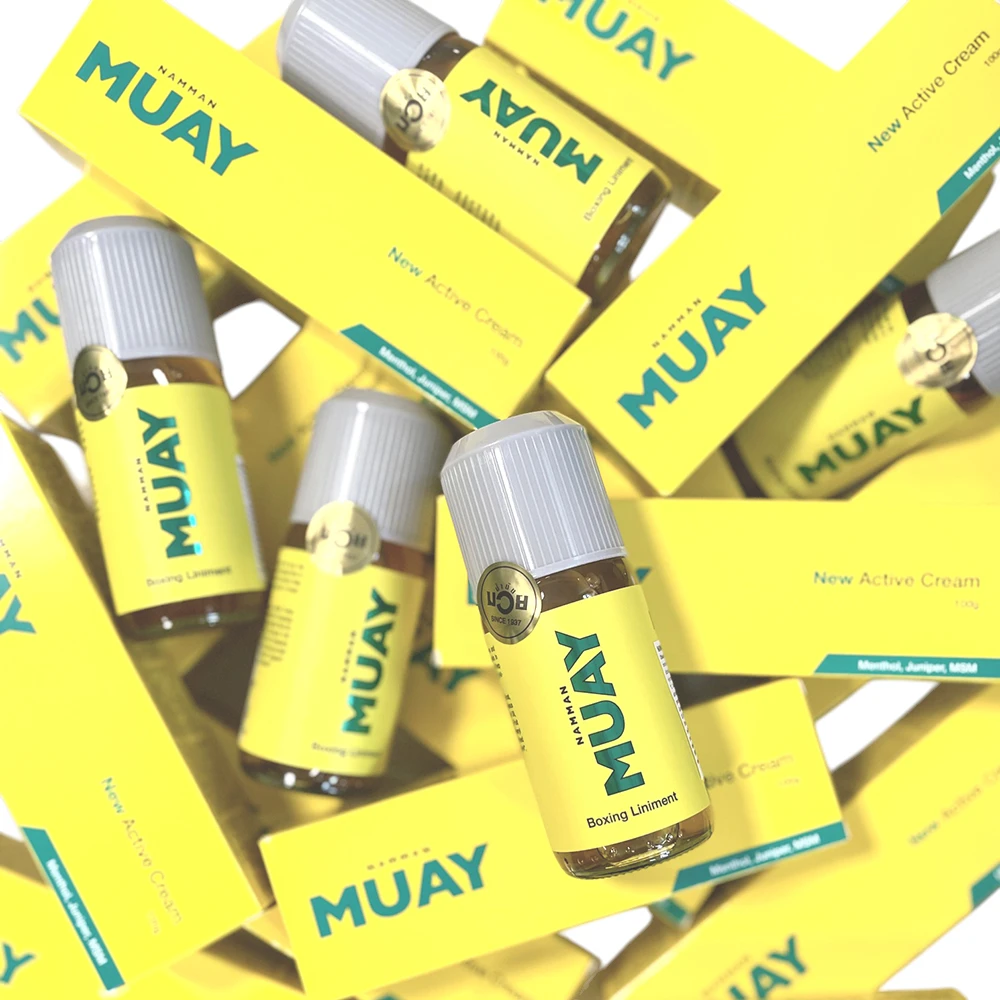 MUAY Boxing Liniment 120 ml – hrejivý masážny olej