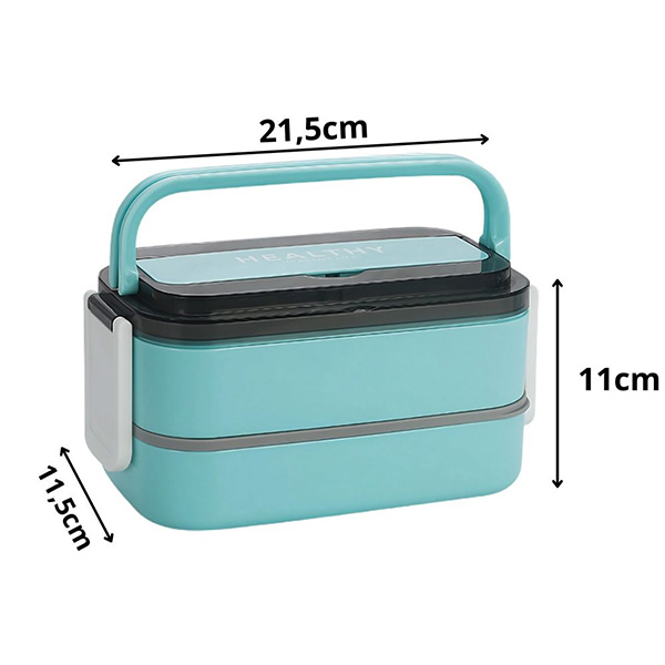 Plastový obedár XXL - otvorený pohľad