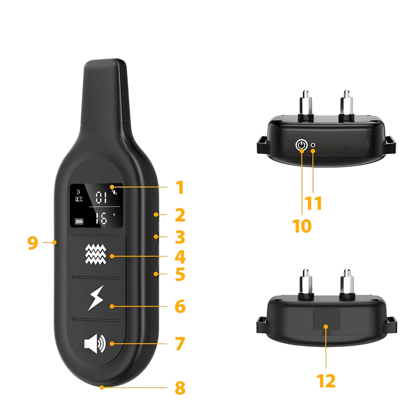 Elektronický obojok PD526 s vysielačom a prijímačom