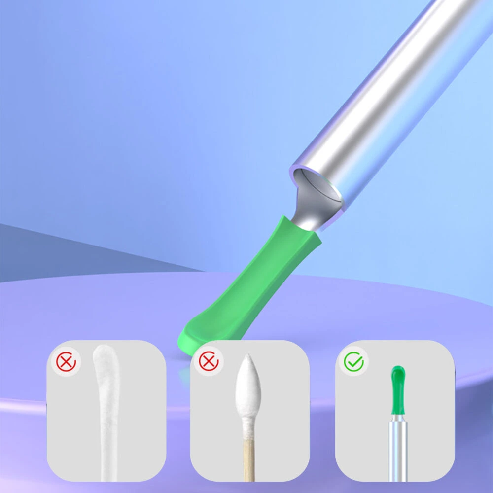 Bezdrôtový otoskop NE6 – detail pri používaní