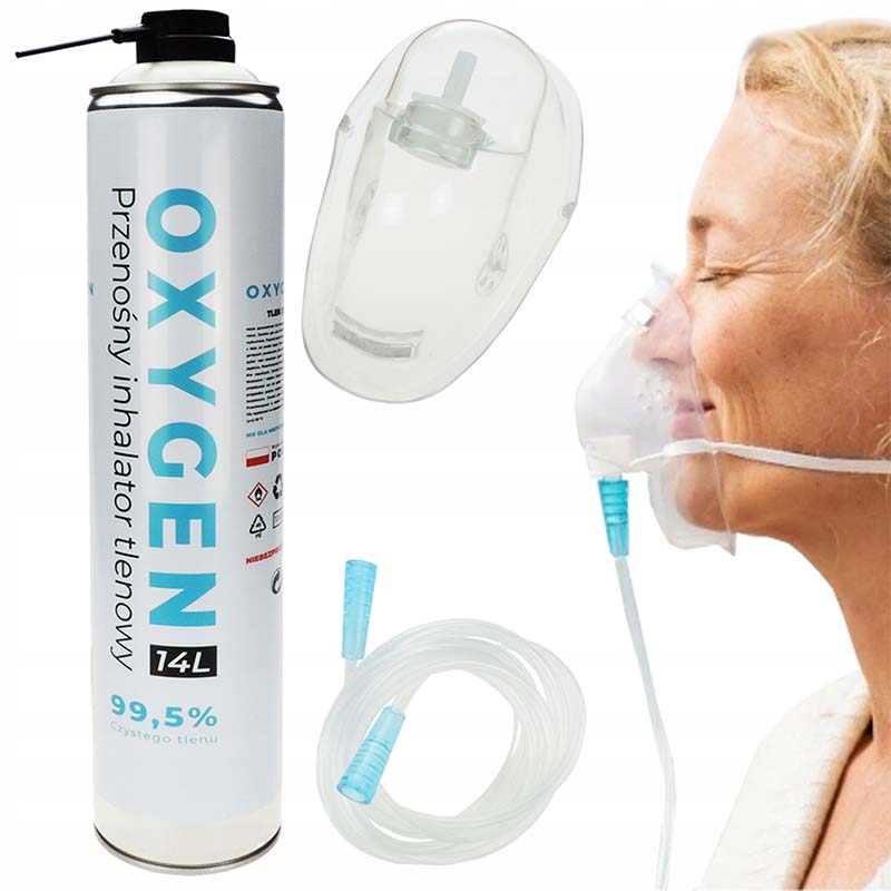 Kyslíková fľaša s maskou Oxygen 14 l