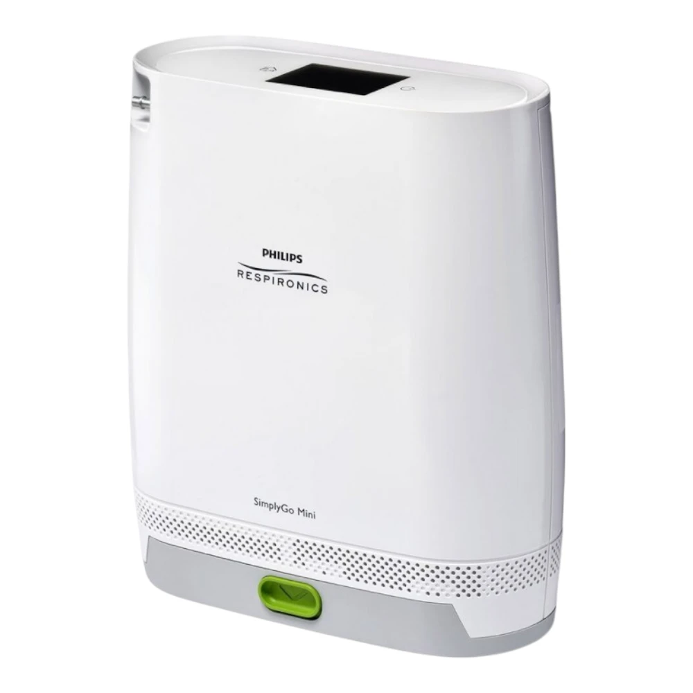 Philips SimplyGo Mini – pohľad spredu s displejom