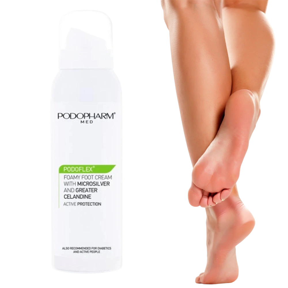 PODOFLEX krémová pena na nohy – balenie 125 ml