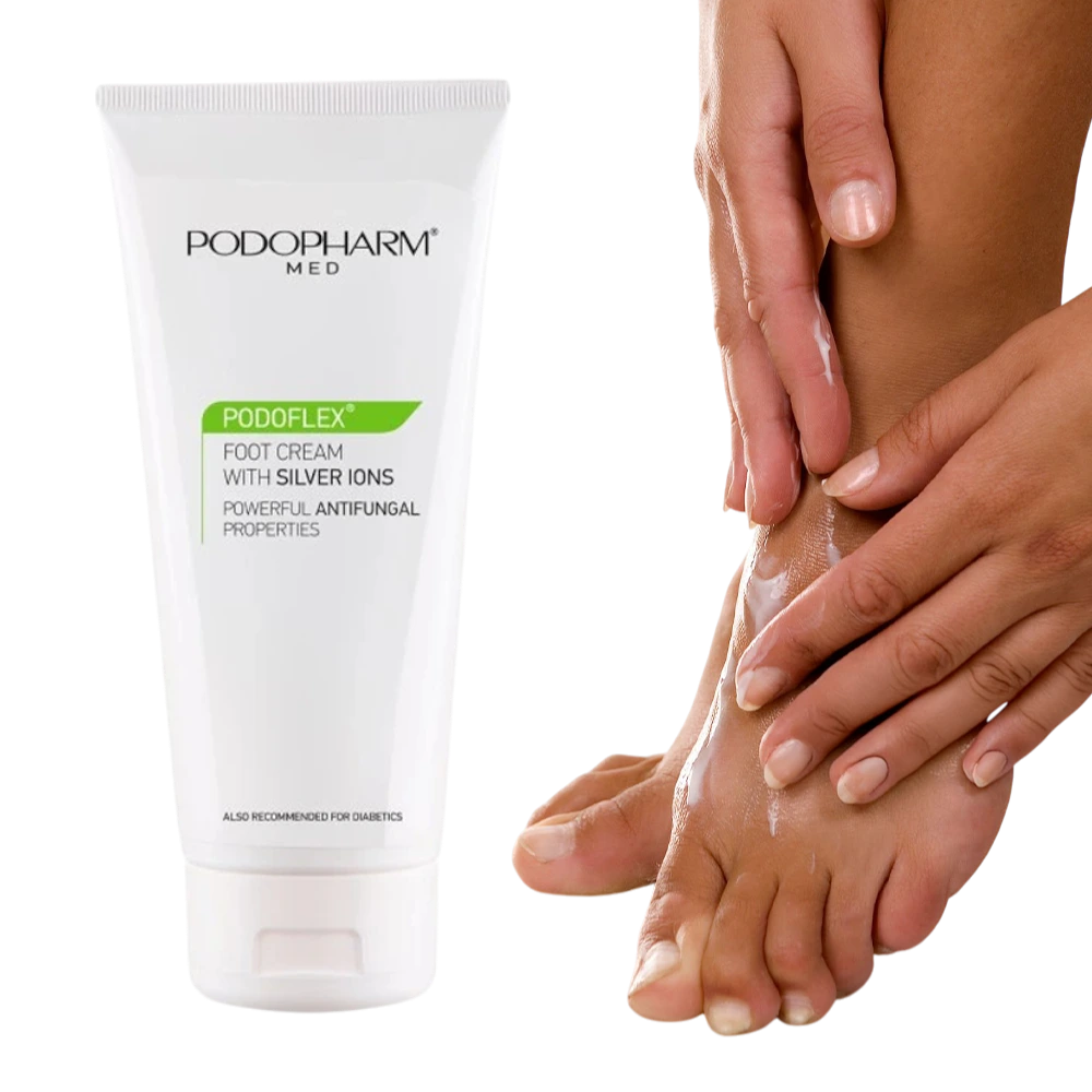 PODOFLEX krém na nohy s iónmi striebra – balenie 100 ml