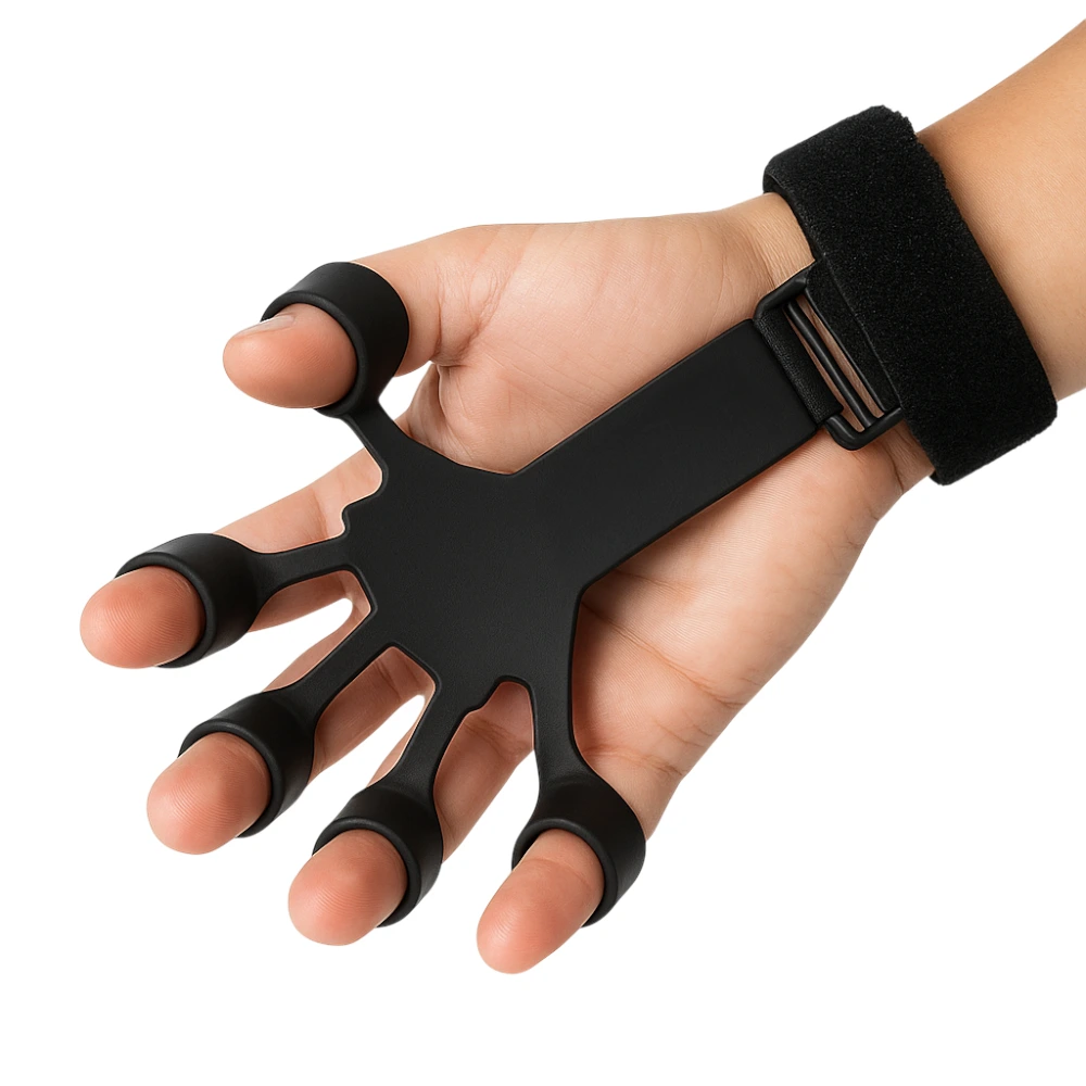 Expander prstov so suchým zipsom – detail uchytenia