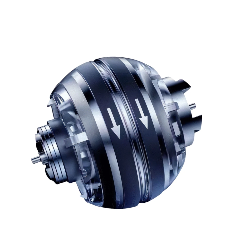 Detail gyroskopickej lopty Powerball