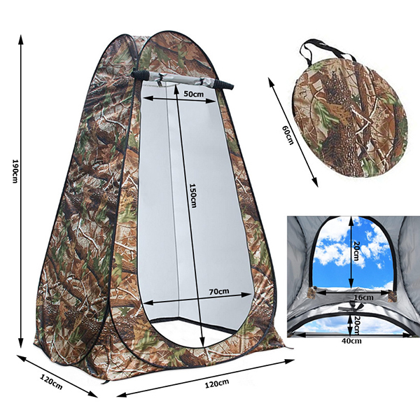 Sprchovací stan Army