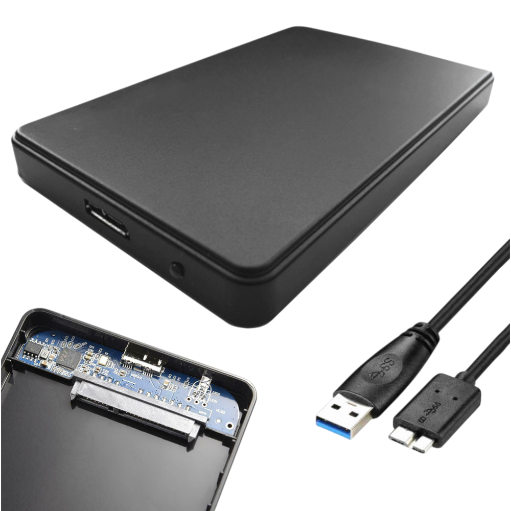 Detail USB 3.0 konektora na puzdre pre 2,5'' SATA disk