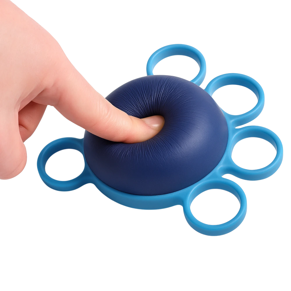 Detail povrchu tréningovej lopty s gumovým úchopom