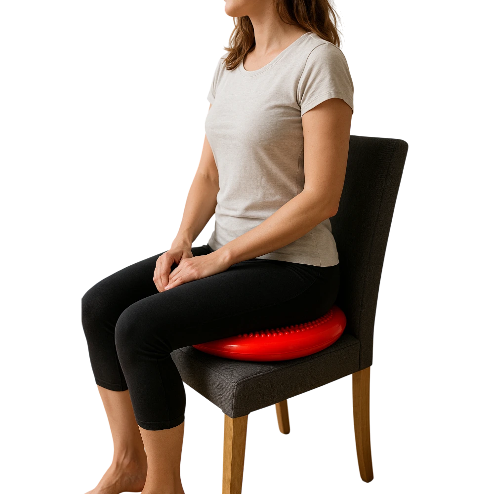 Balančný disk BALANS – rehabilitačná podložka na sedenie a tréning rovnováhy