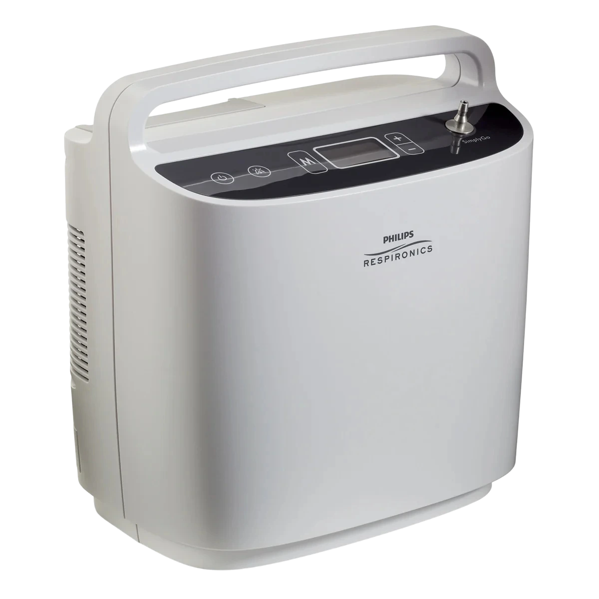 Regenerovaný prenosný koncentrátor kyslíka Philips SimplyGo – pohľad spredu