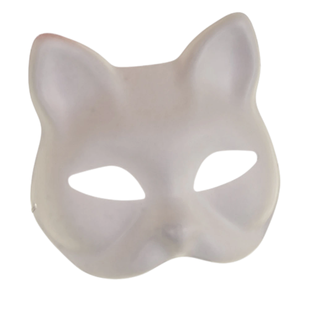 RUHHY biela mačacia maska – základ na maľovanie
