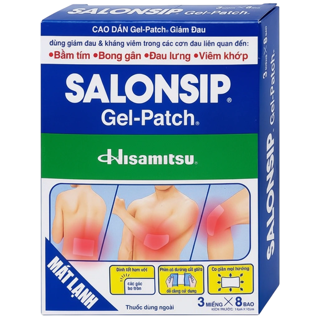 Salonsip® – väčší rozmer náplasti pre väčšie plochy