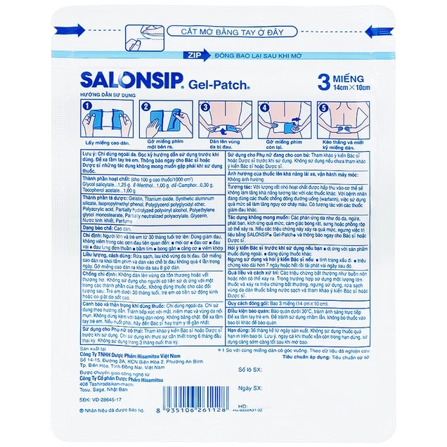 Salonsip® – bezpečné používanie a odporúčania