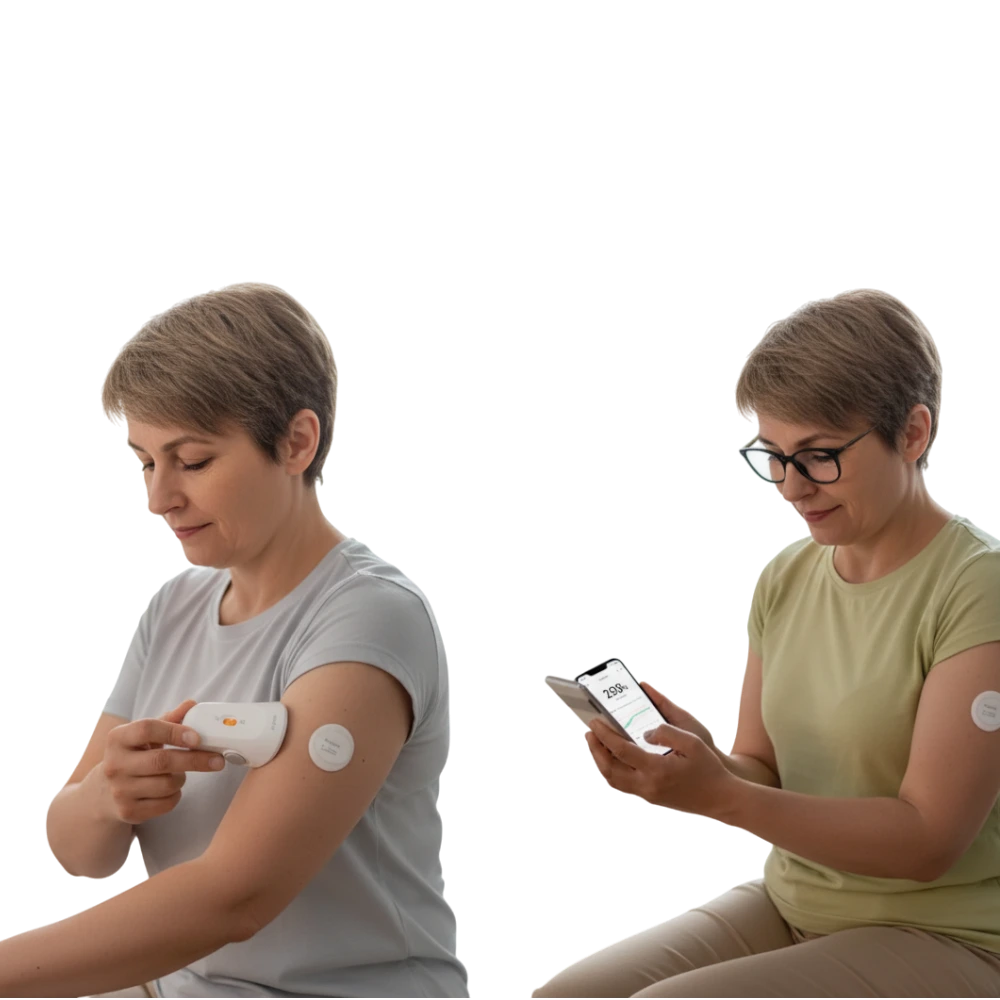 CT3 Anytime – aplikácia senzora bez pichania do prstov