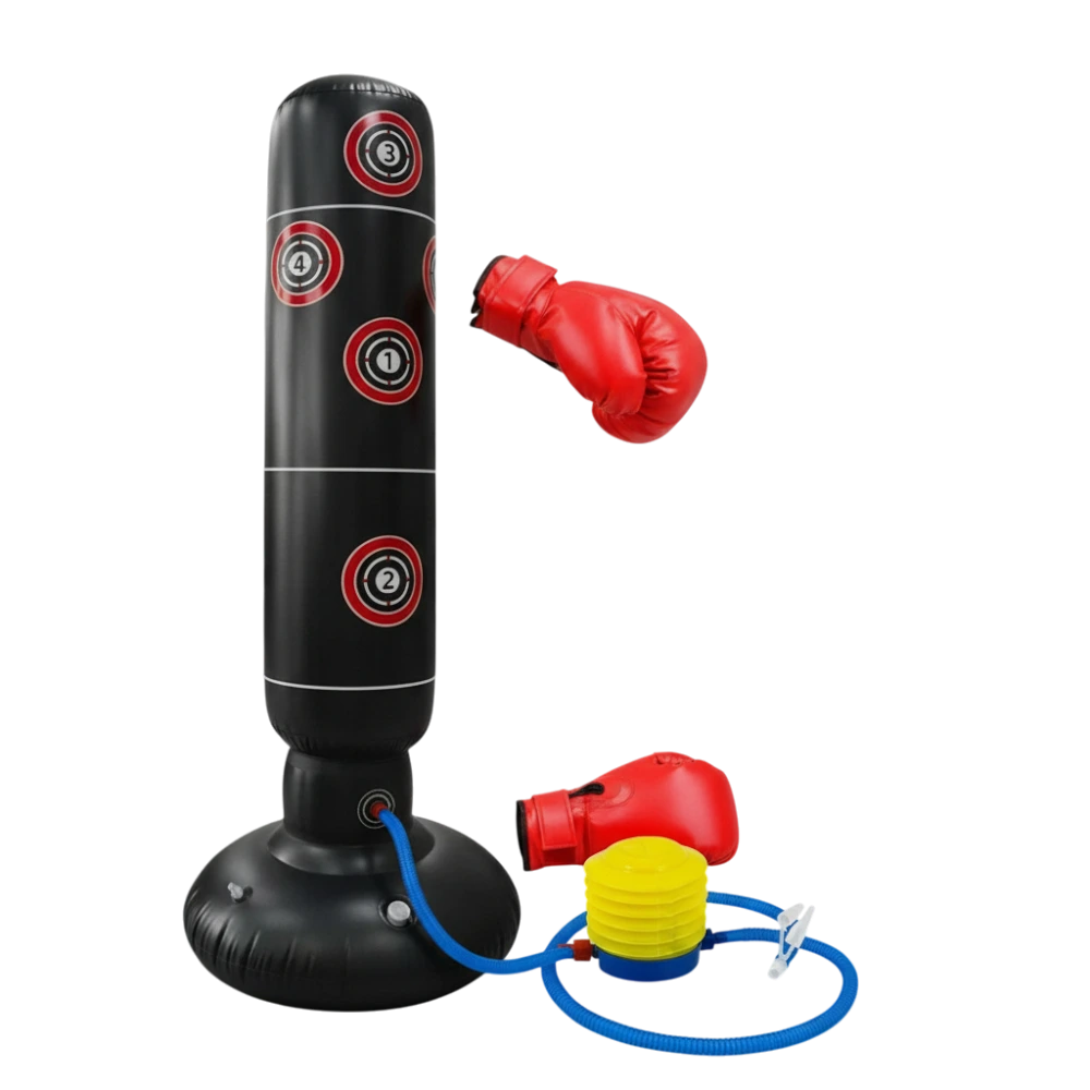 použitie boxovacieho vreca pri tréningu úderov a kopov