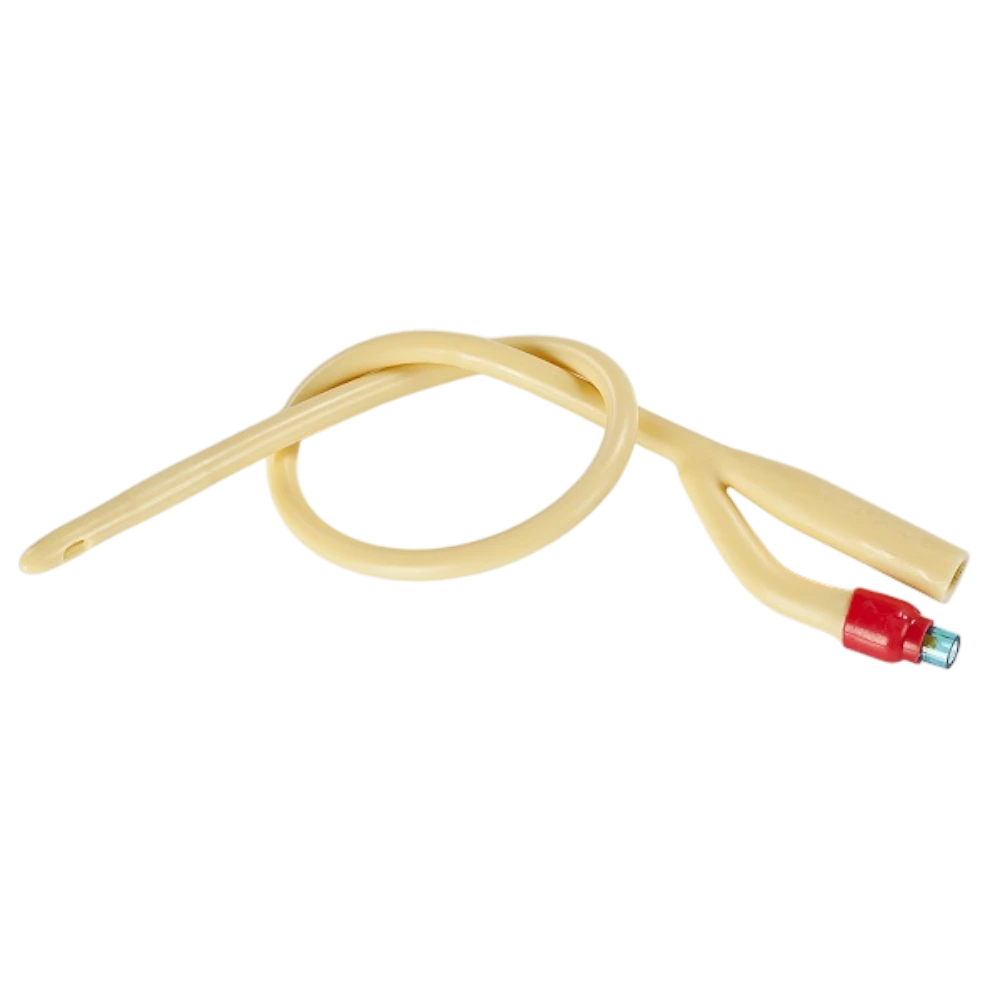 Silikonizovaný dvojcestný močový katéter Zarys