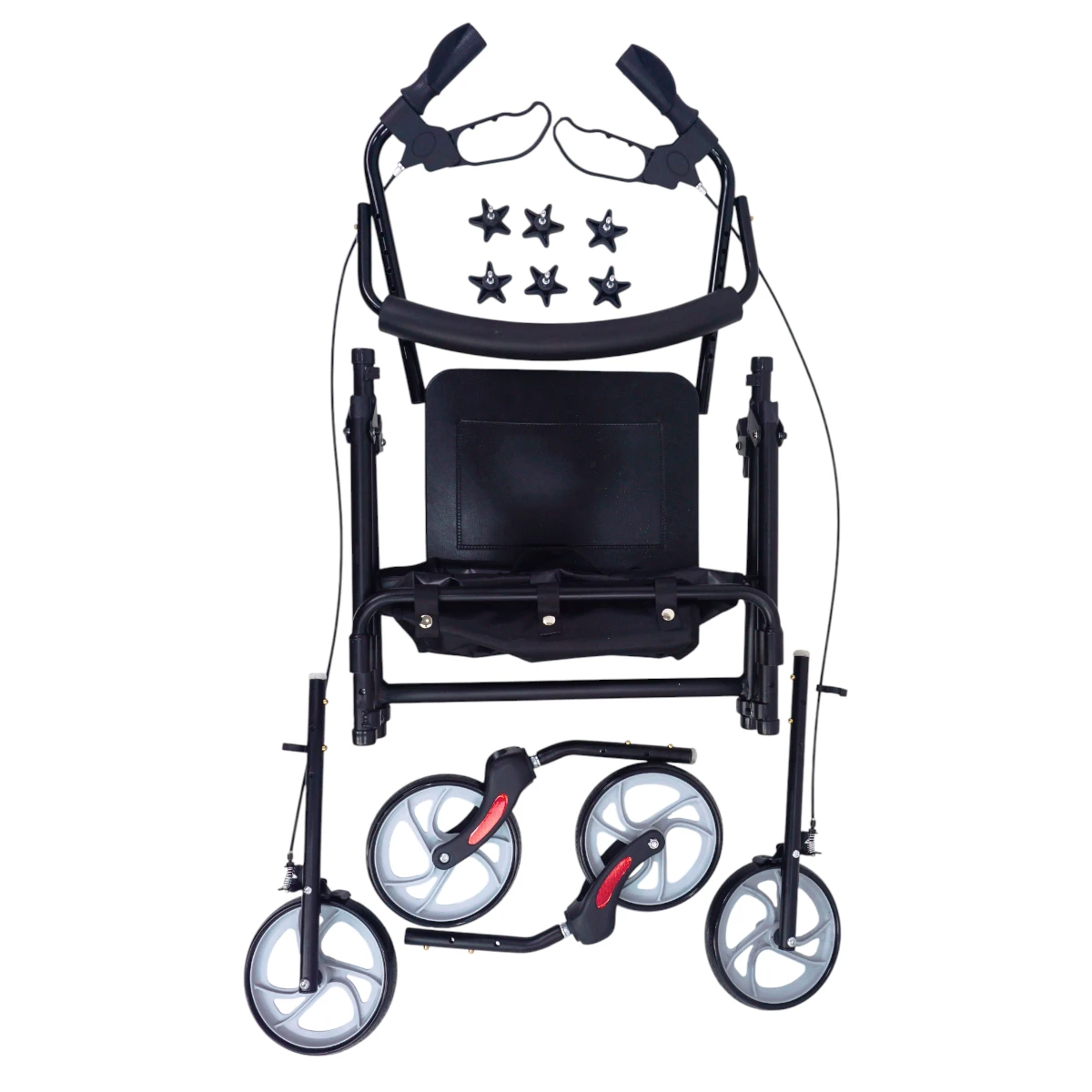 Detail nákupnej tašky chodítka CARBON