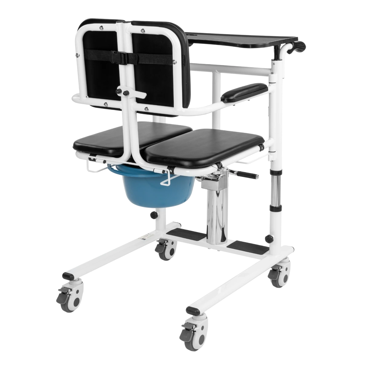 Hydraulická stolička na presun – otvárateľné sedadlo do strán