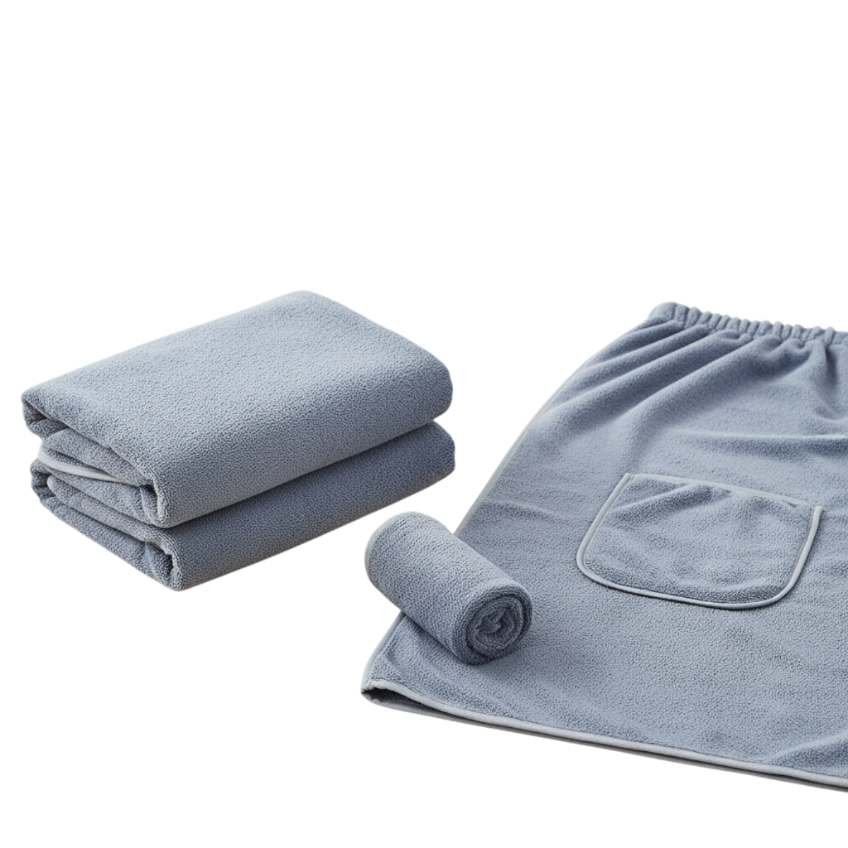 Detail mäkkého a savého materiálu kiltu do sauny