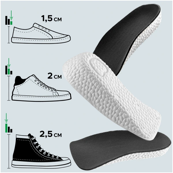 penové vložky na zvýšenie výšky