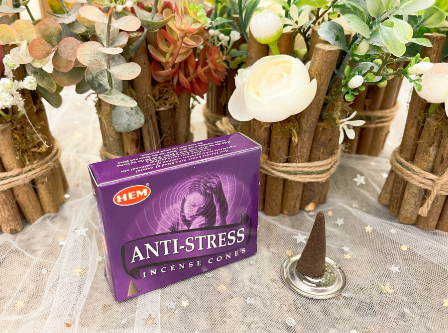 Vonné kužele Hem – Anti Stres, detail balenia