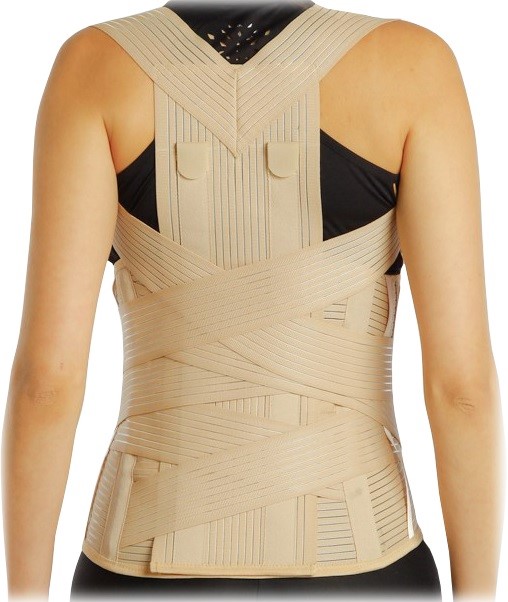 Vysoká hrudno-lumbosakrálna ortéza