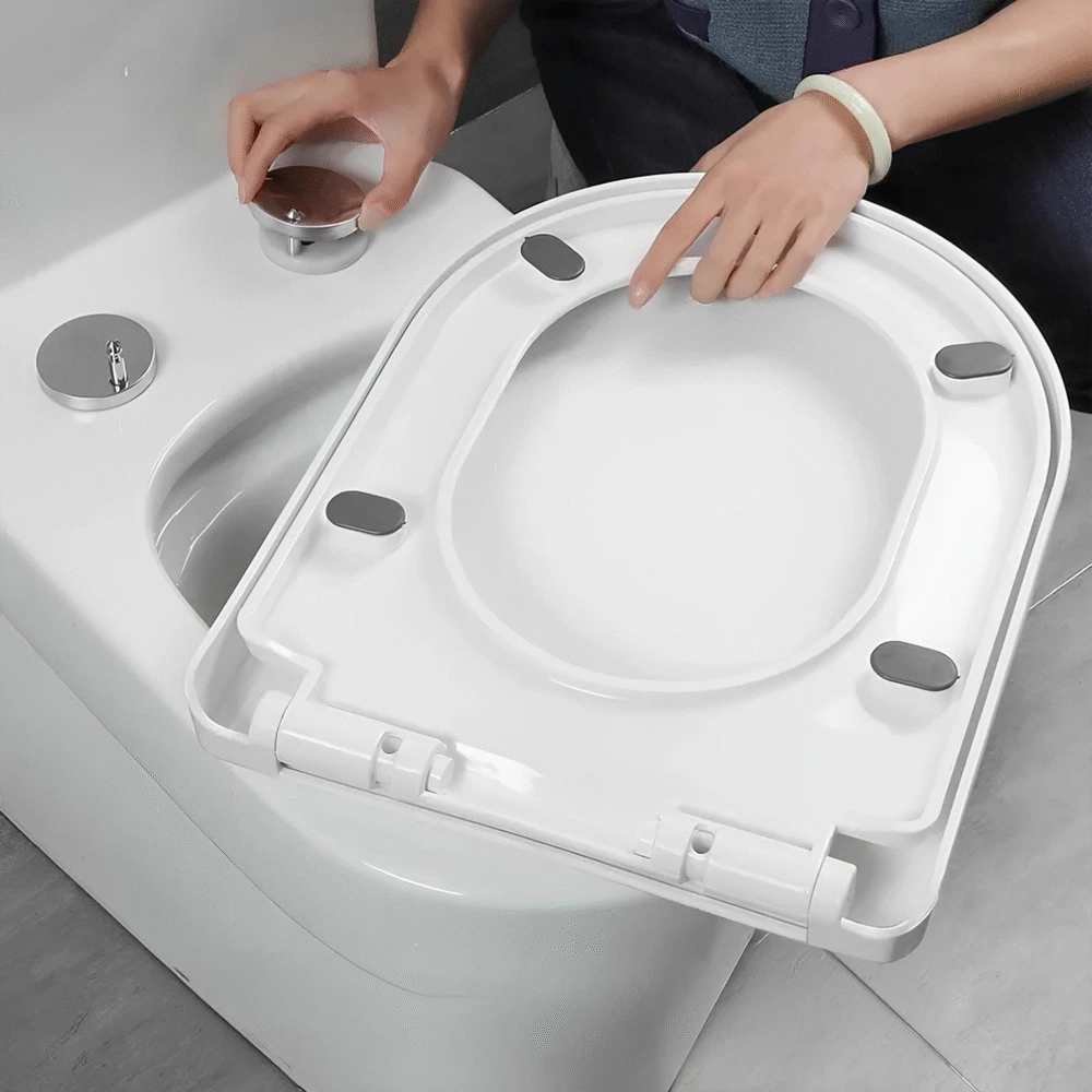 WC doska TOI-SEA7 z duroplastu v bielej farbe