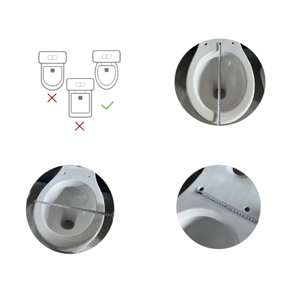 Detail upevnenia a pántov WC dosky TOI-SEA3