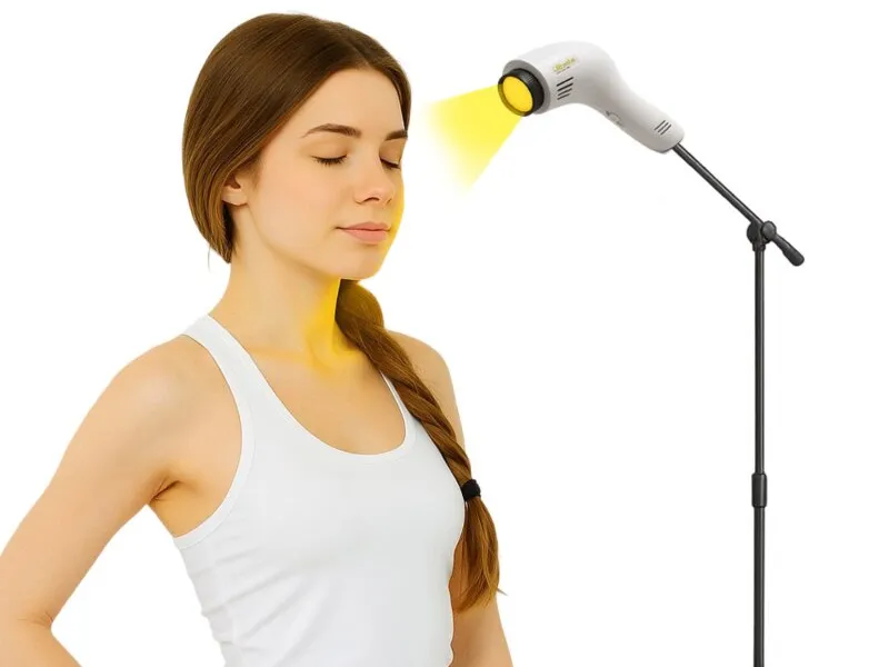 Stojan na biolampu ActiveBio vám pomôže nasmerovať svetelné lúče priamo na požadované miesto.