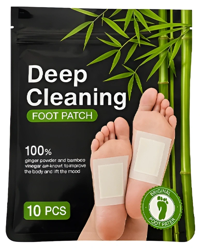 Detoxikačné náplasti s bambusovým octom a zázvorom.