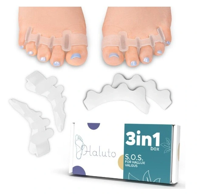 Gélový oddeľovač prstov na nohách.