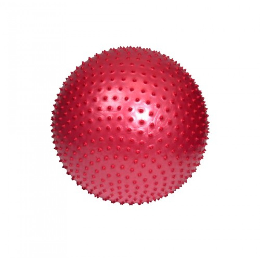 Masážna rehabilitačná lopta 55 cm červená