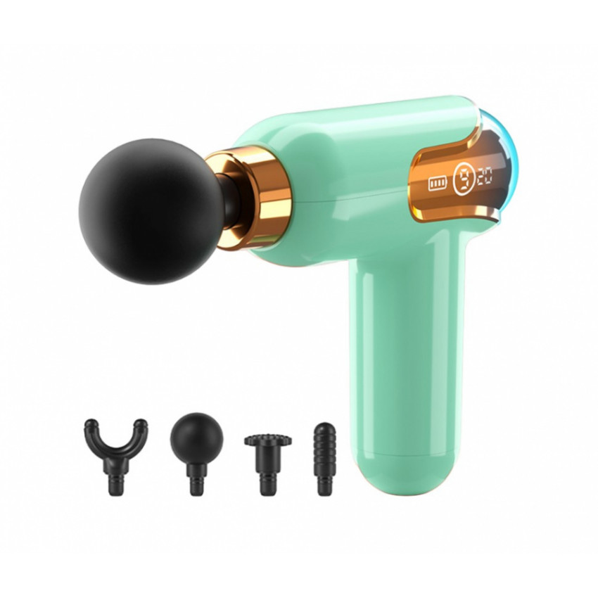 Masážna pištoľ LC-002 zelená