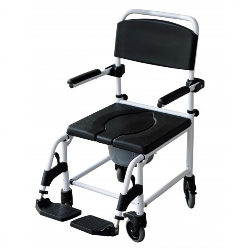 Toaletný a sprchovací vozík polstrovaný